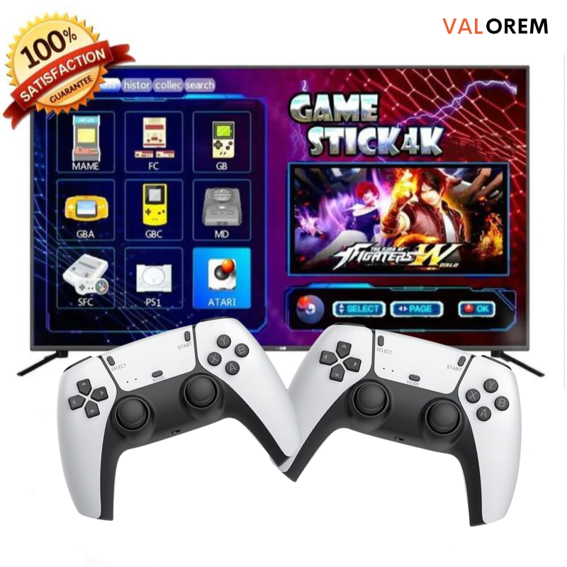 (ALMOST SOLD OUT) GAMESTICK PRO -  Retro Gaming Console With 10,000 Games + 2 FREE Controllers + HDMI & USB Cables 🚨 86% OFF LAST DAY🚨