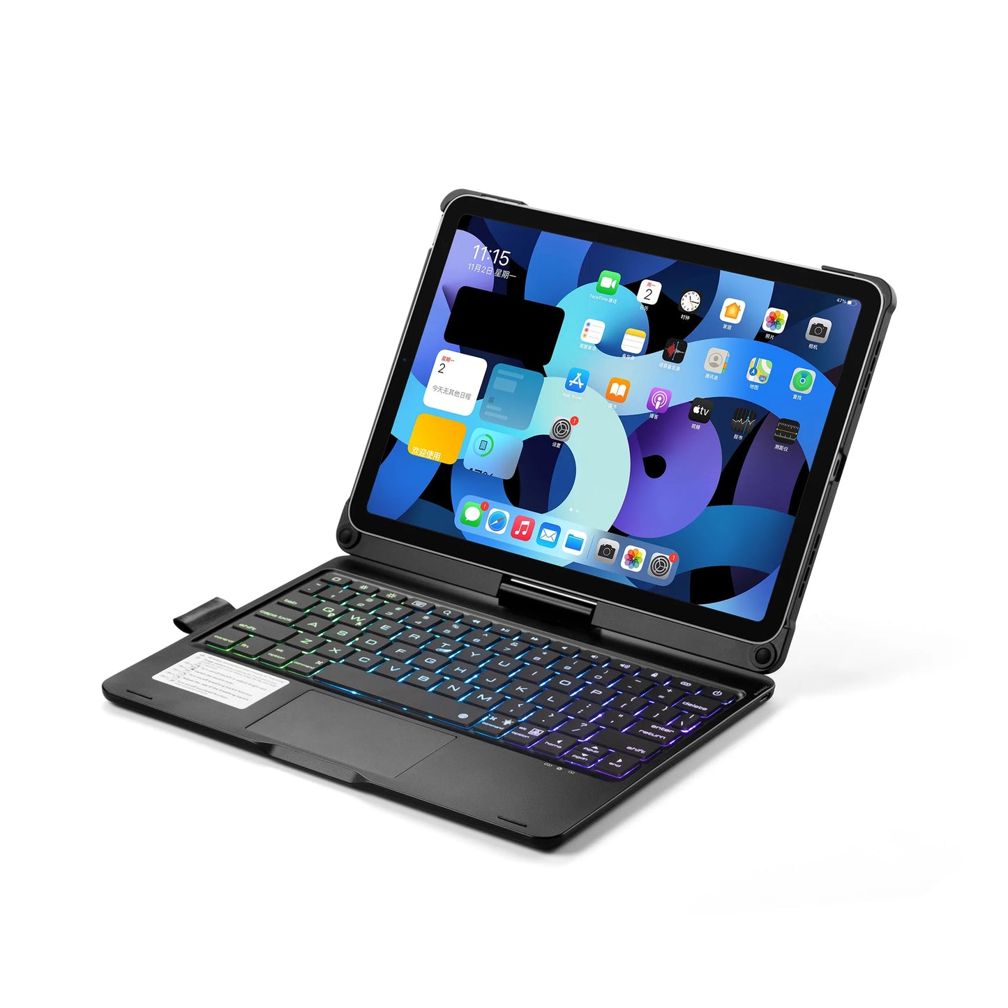 Case for iPad With Built in Keyboard & Multi Touchpad +  Screen 360° Rotation + Free Screen protector & Cleaning Kit - 🚨 86% OFF LAST DAY