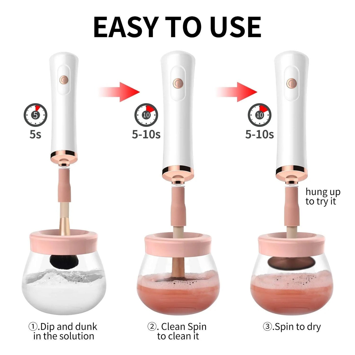 Makeup Brush Cleaner Spinner