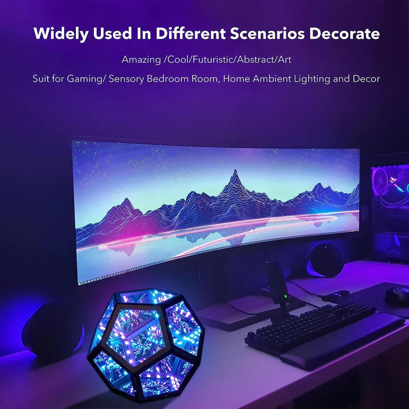 (ALMOST SOLD OUT) Infinity Magic Lamp LED with remote - 78% OFF