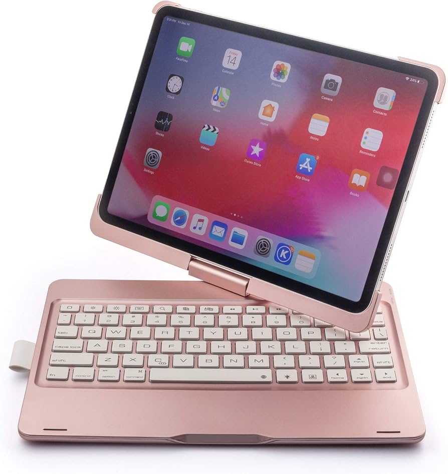 Case for iPad With Built in Keyboard & Multi Touchpad +  Screen 360° Rotation + Free Screen protector & Cleaning Kit - 🚨 86% OFF LAST DAY