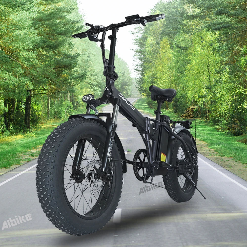 20" Folding Electric Bike Bicycle 7-speed 1000W motor
