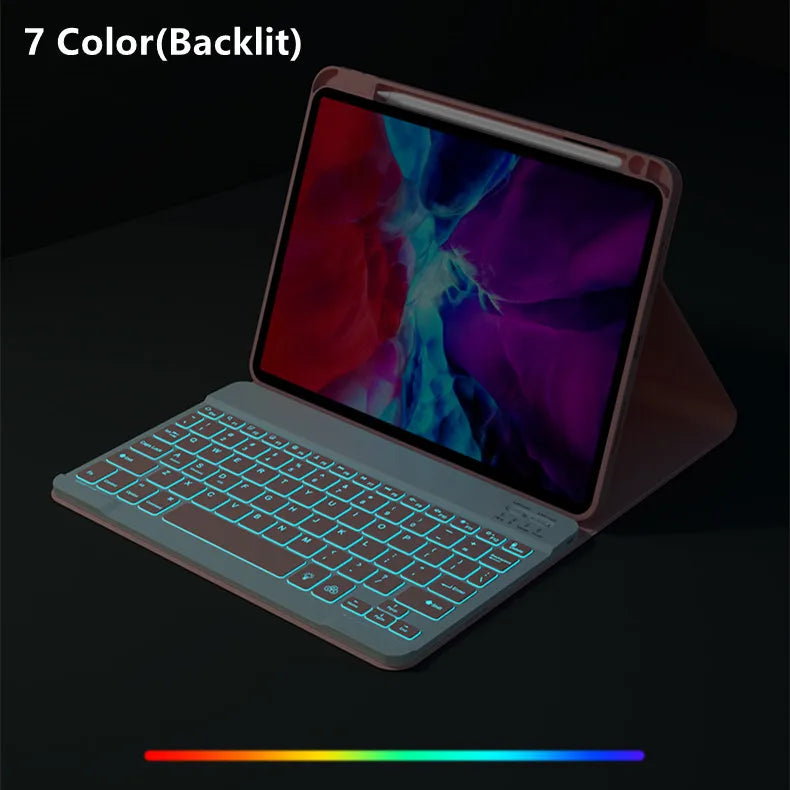 Funda For Apple iPad Mini 6 2021 Keyboard Mouse Case for IPad Mini 2021 6th Gen Russian Spanish Arabic Azerty Keyboard Cover