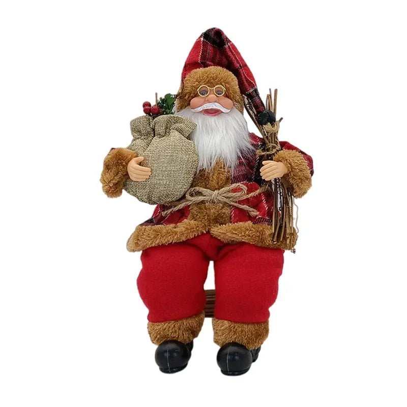 14'' Sitting Santa Claus Toy Collectible