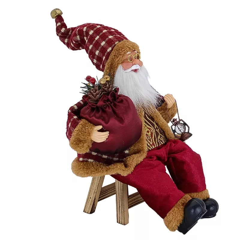 14'' Sitting Santa Claus Toy Collectible