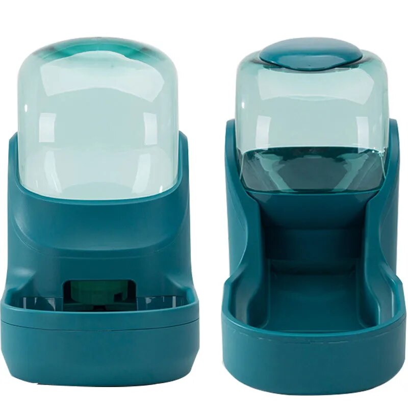 3.8L Pet Dog Cat Automatic Feeder Bowl for Dogs Drinking Water Fountain Bottle Kitten Bowls Slow Food Feeding Container Supplies