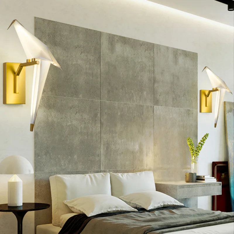 (ALMOST SOLD OUT) Paper Crane Wall Lamp - 🚨 86% OFF LAST DAY