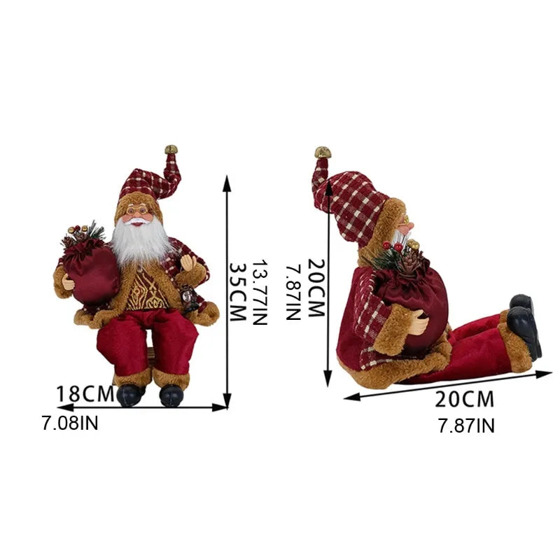 14'' Sitting Santa Claus Toy Collectible