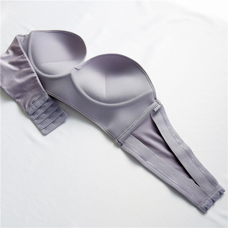 Magic Strapless Front Buckle Bra