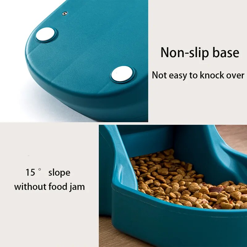 3.8L Pet Dog Cat Automatic Feeder Bowl for Dogs Drinking Water Fountain Bottle Kitten Bowls Slow Food Feeding Container Supplies