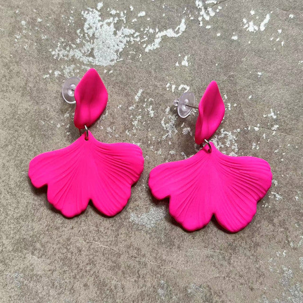 Pink Acrylic Chain 925 Silver Needle Barbie