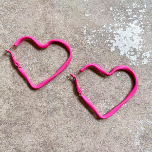 Pink Acrylic Chain 925 Silver Needle Barbie