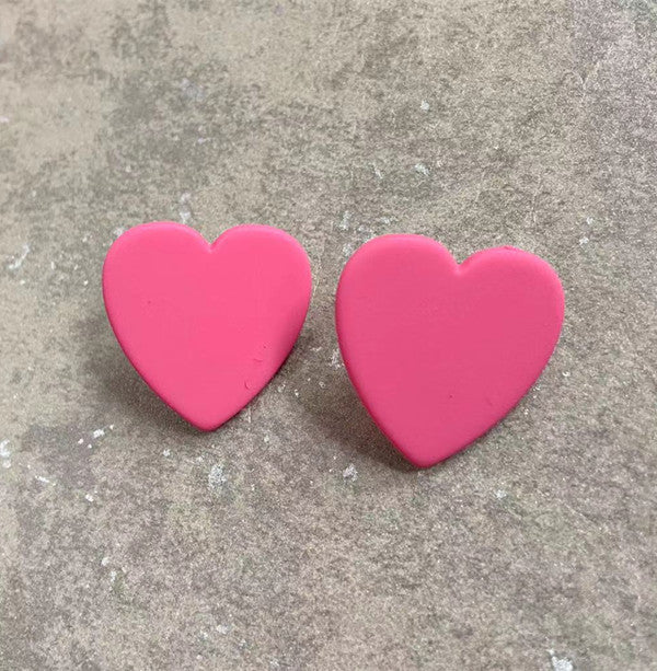 Pink Acrylic Chain 925 Silver Needle Barbie