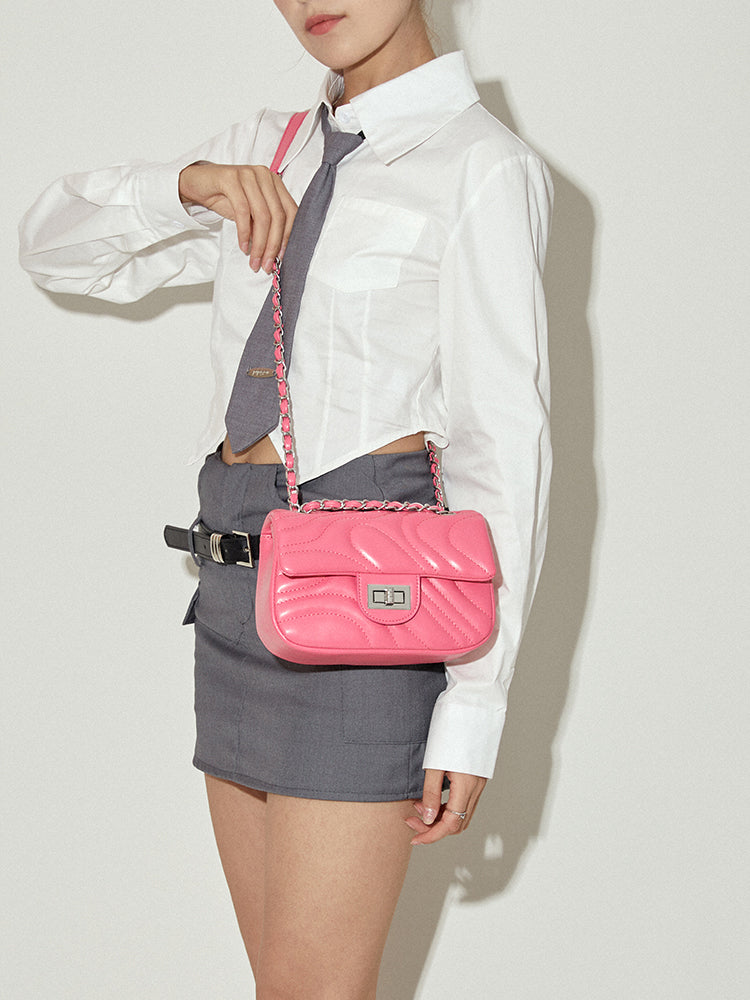 Cute Barbie Pink Classic Style Small Bag