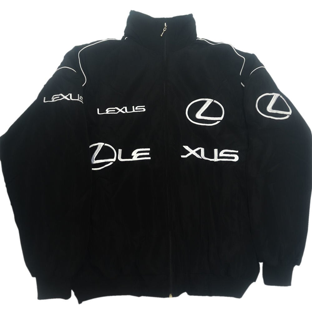 Racing Suit Red Bull Racing Casual Jacket Motorcycle Riding Motorcycle Suit Retro Full Embroidered Jacket Cotton Lexus