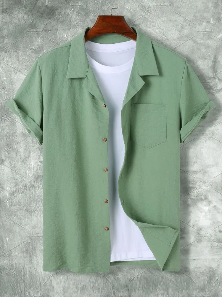 Solid Color Two Pieces Set