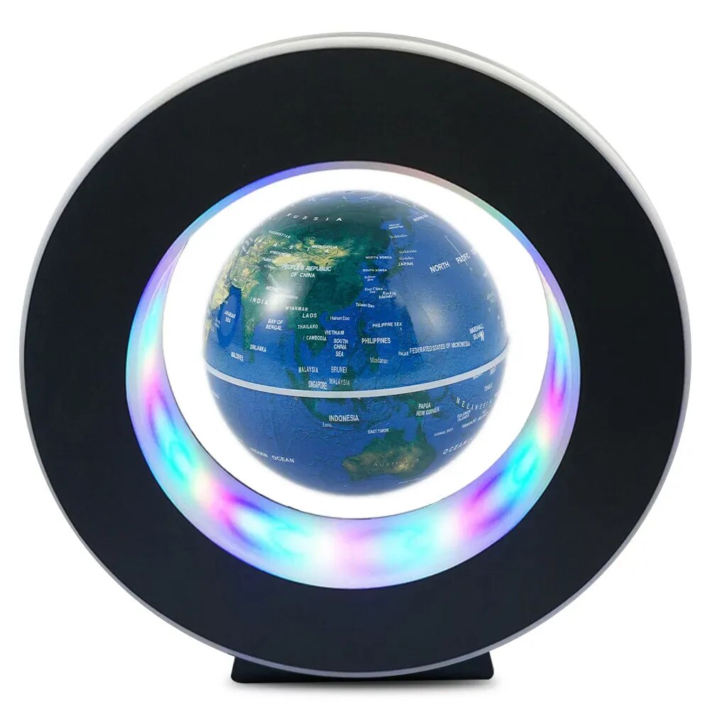 Levitating Lamp Magnetic Levitation Globe LED World Scenery Bedside Lamp Novelty Ball Light Home Decoration Learning Model Tool