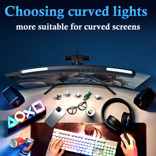 SLEEK CURVED MONITOR LIGHT BAR (Last Day 78% OFF + Free USPS Express Shipping🔥)