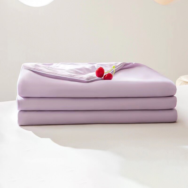 Cooling Blankets Smooth Air Condition Comforter Lightweight Summer Quilt Cool Feeling Fibre Fabric Skin-friendly Breathable