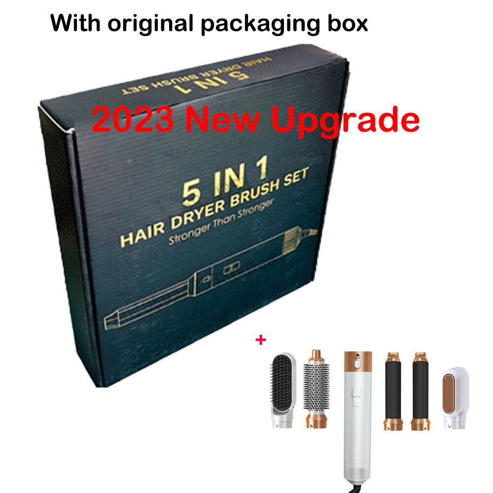 2023 New Upgrade 60000r/m 5 In 1 Hair Dryer Powerful Hot Air Brush Styler tools for Dyson Airwrap with Curling Barrel and Brush