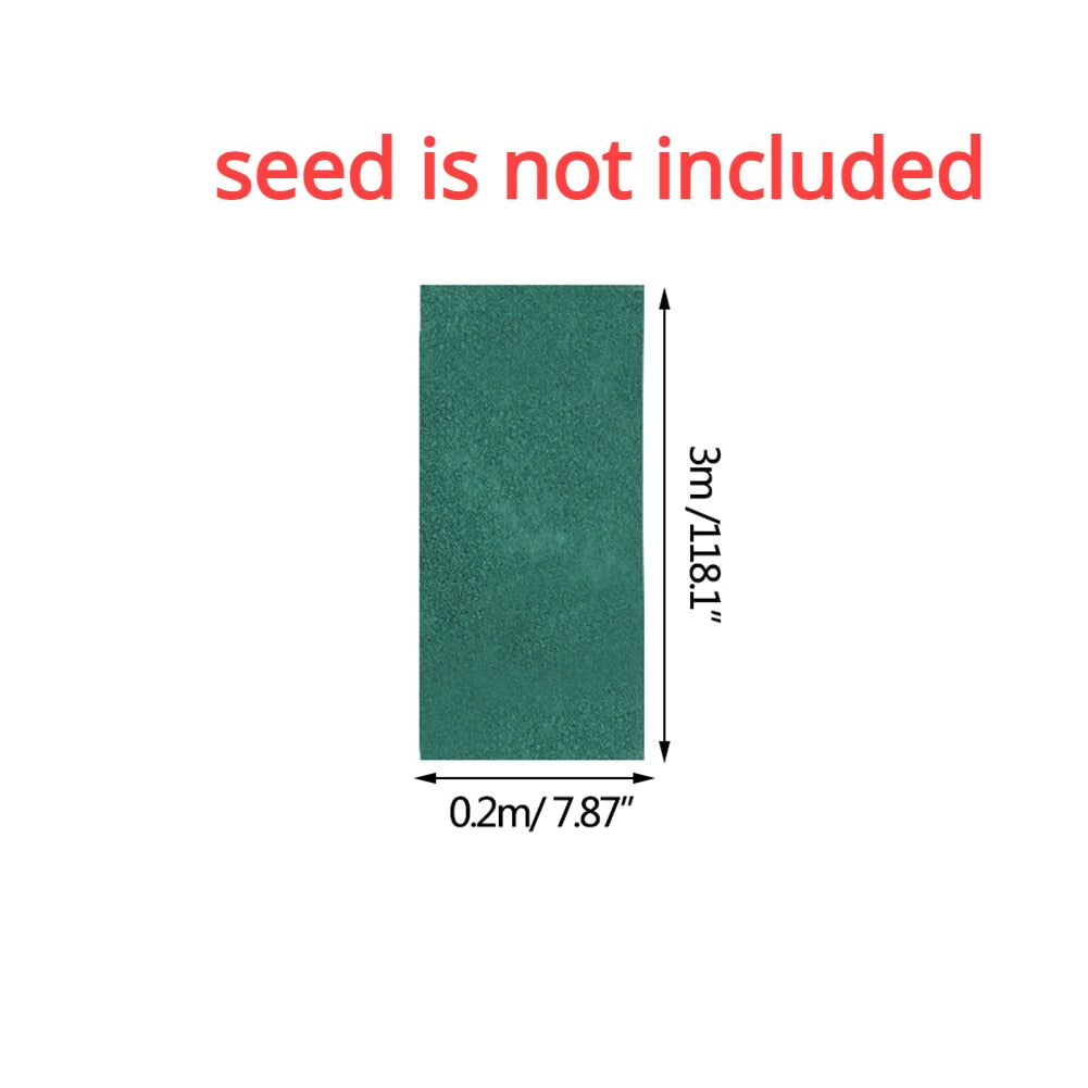 20x300cm/7.87 'X118. 1' Biodegradable Grass Seed Mat Gardening Ecological Blanket Gardening