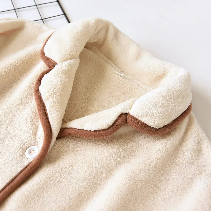Coral Velvet Pajamas