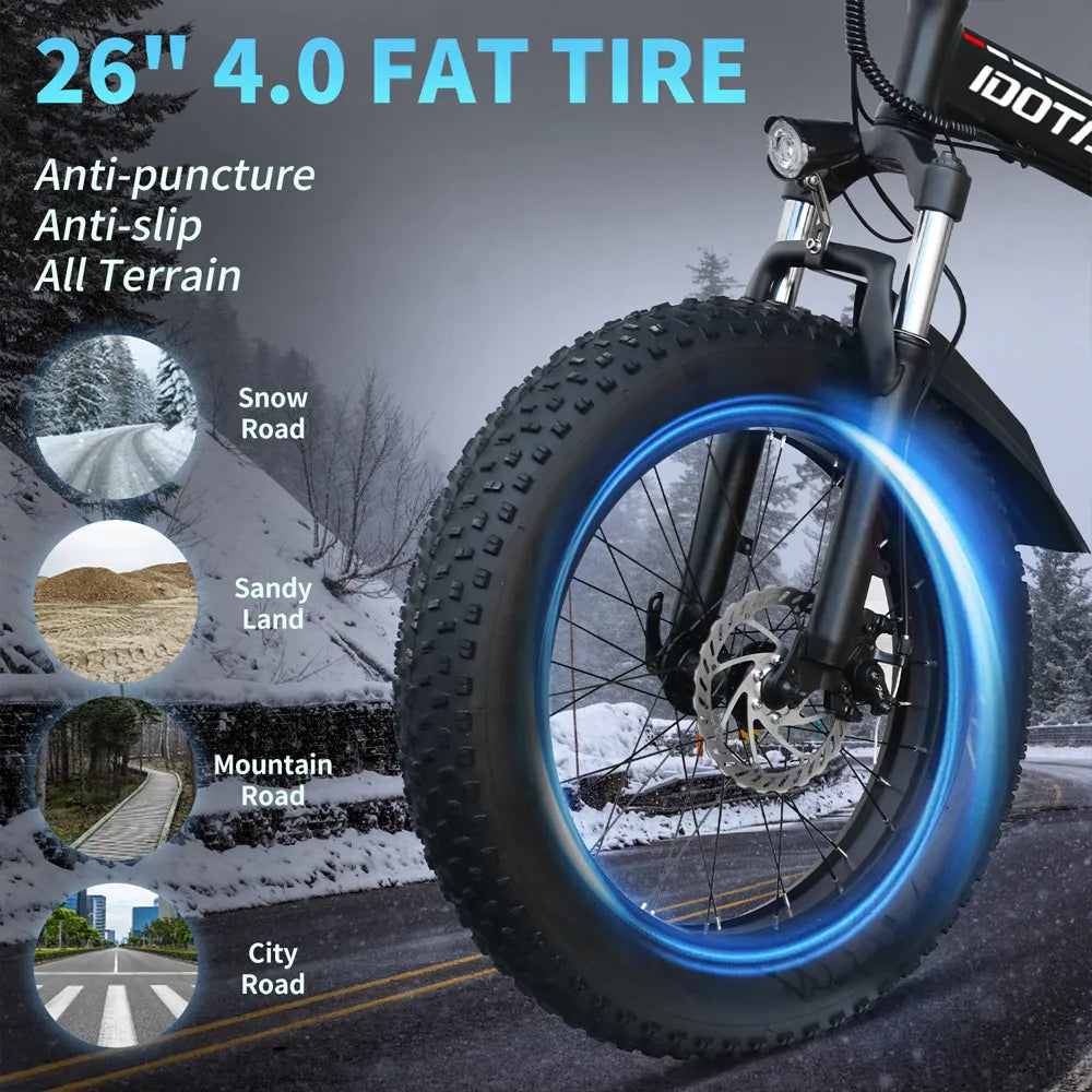Folding Mountain E-Bikes