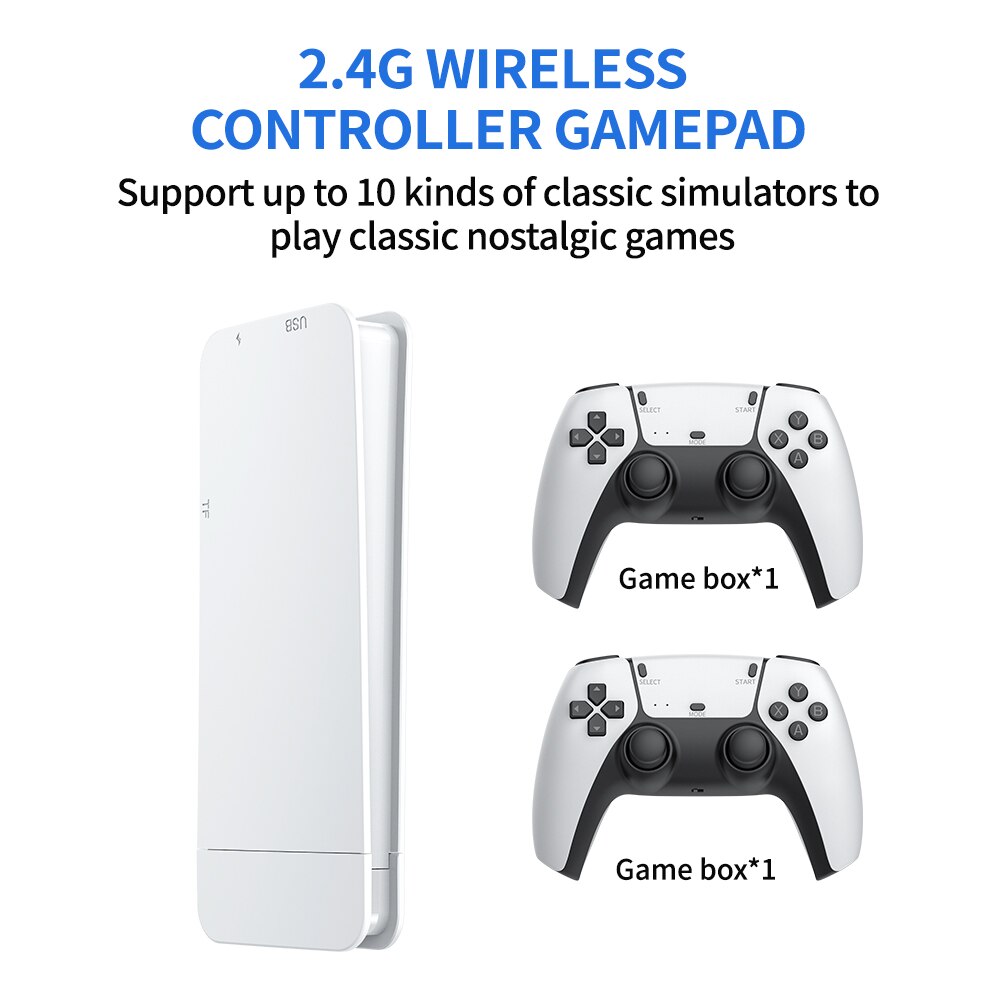 (ALMOST SOLD OUT) GAMESTICK PRO -  Retro Gaming Console With 10,000 Games + 2 FREE Controllers + HDMI & USB Cables 🚨 86% OFF LAST DAY🚨