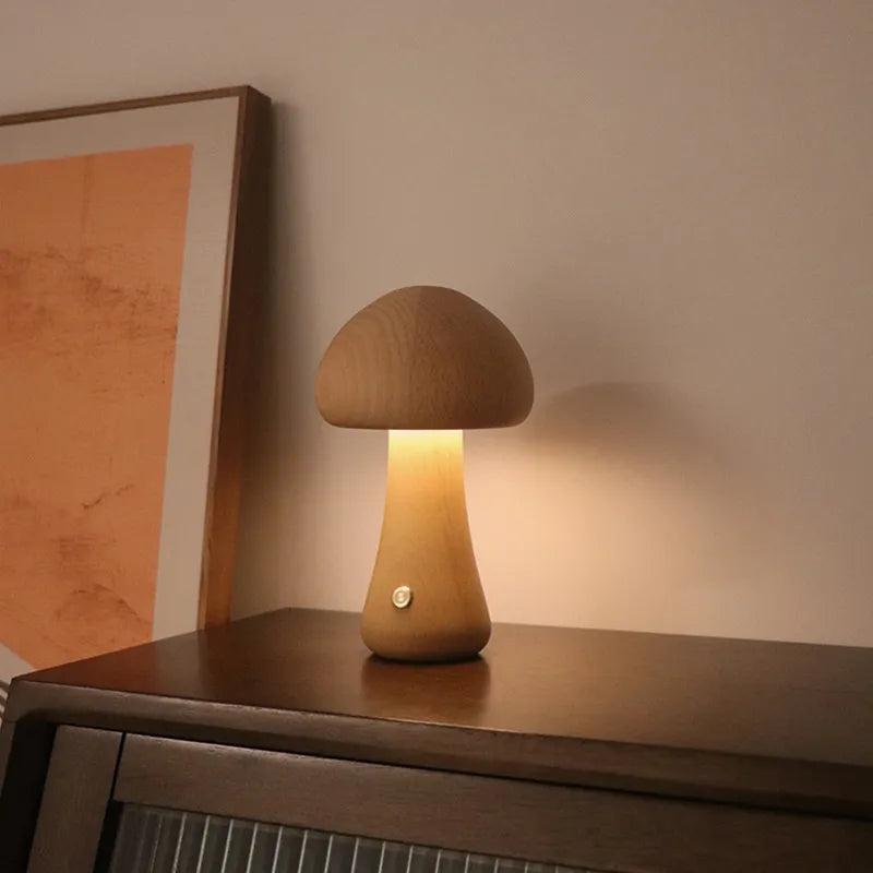Mushroom Mushroom Touch LED Decorative Ambient Lamp - Creative and Gently Illuminating