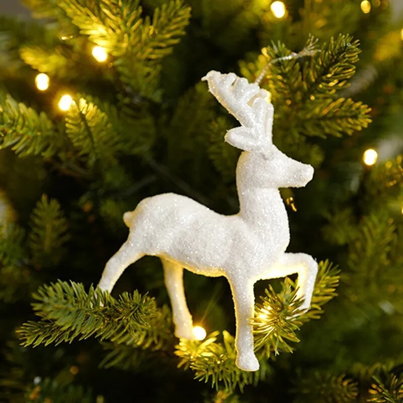 Christmas Tree Ornaments Hanging Pendants Snowflake Angle