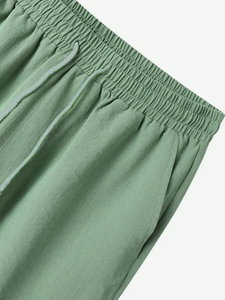 Solid Color Two Pieces Set