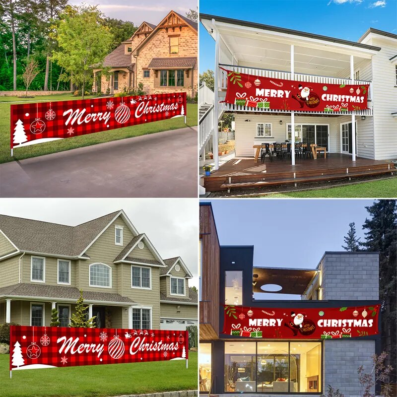 Merry Christmas Outdoor Banner