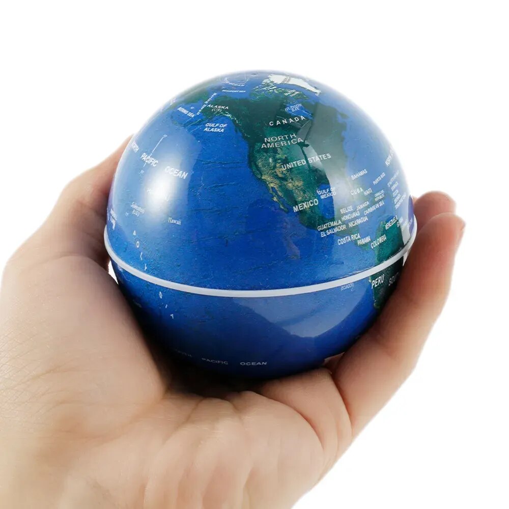 Levitating Lamp Magnetic Levitation Globe LED World Scenery Bedside Lamp Novelty Ball Light Home Decoration Learning Model Tool