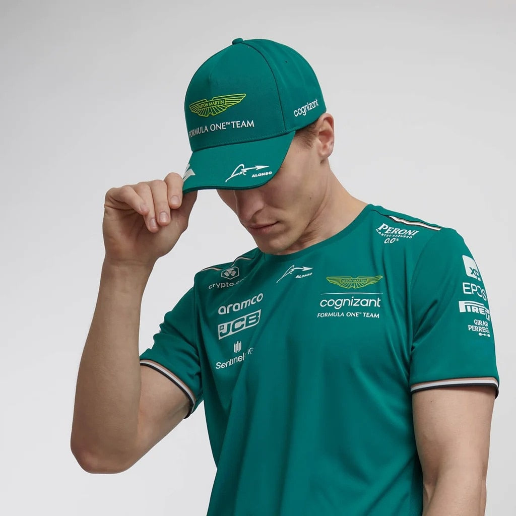 2023 Aston Martin F1 Race Team Alonso Baseball Cap For Women Men Baseball Cap for Aston Martin F1 Race Team Alonso Baseball Cap