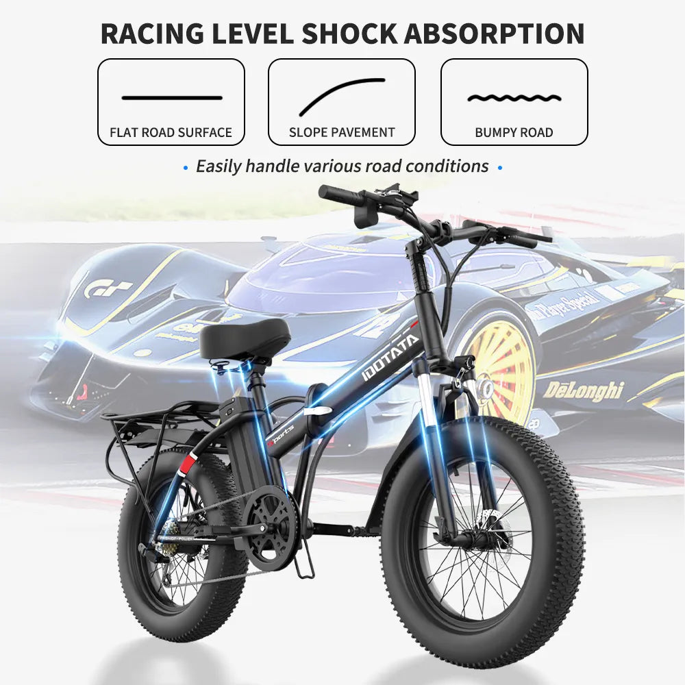Folding Mountain E-Bikes
