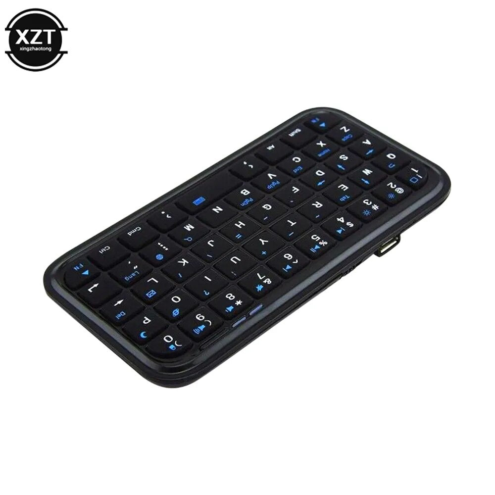 Mini Bluetooth 3.0 Keyboard Rechargeable Slim Travel Size Wireless Keypad Small Portable 49 Keys Keyboard for Tablets Smartphone