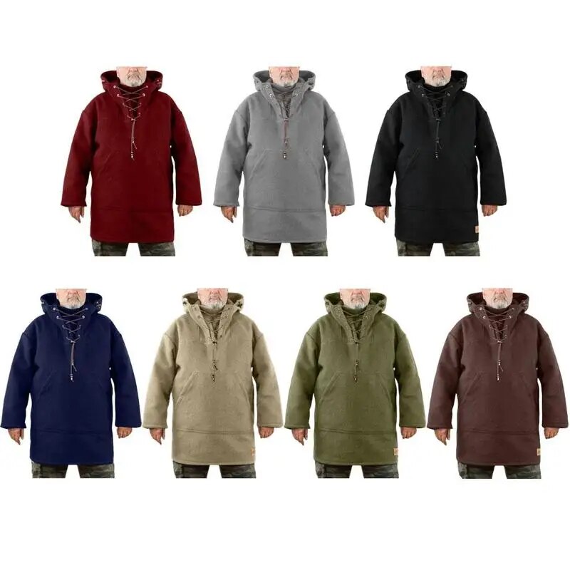 Men Hooded Coat