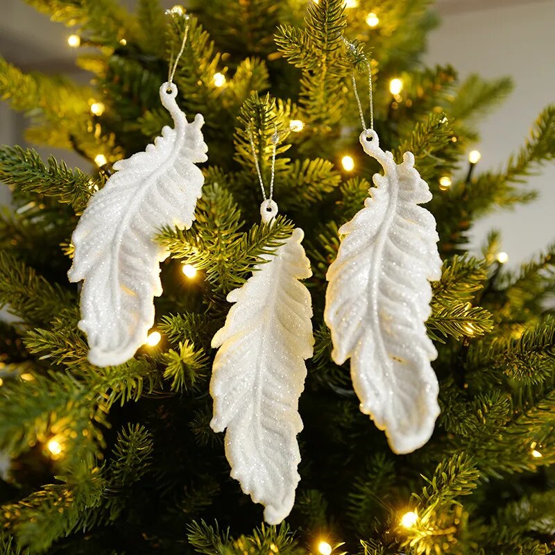 Christmas Tree Ornaments Hanging Pendants Snowflake Angle