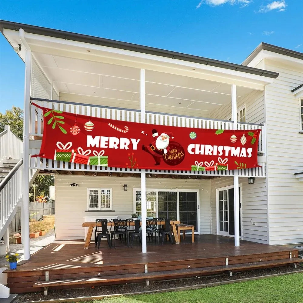 Merry Christmas Outdoor Banner