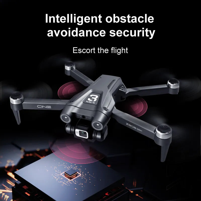 Lenovo Z908Pro Max Drone Brushless Motor Dual4K ESC Professional WIFI FPV Obstacle Avoidance Four-Axis Folding Rc Quadcopter Toy
