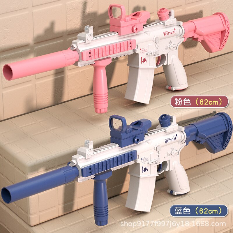 Electric Water Gun M4I6 Full Automatic Water Gunss Pistol Toy Gun Water Blaster for Kids Adults Summer Water Beach Pool Toys