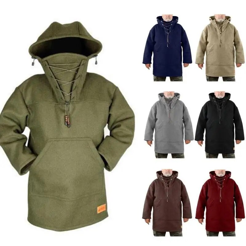 Men Hooded Coat
