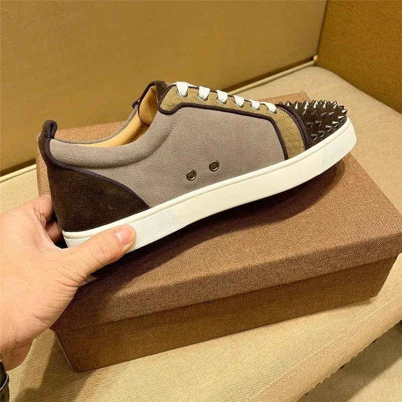 Rivets Leather Sneaker (Last Day 78% OFF + Free Express Shipping 🔥)