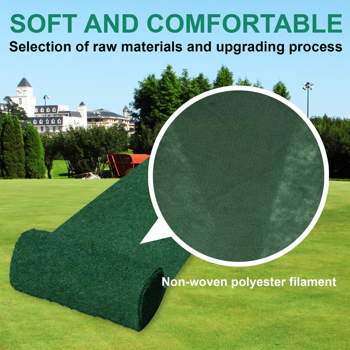 20x300cm/7.87 'X118. 1' Biodegradable Grass Seed Mat Gardening Ecological Blanket Gardening