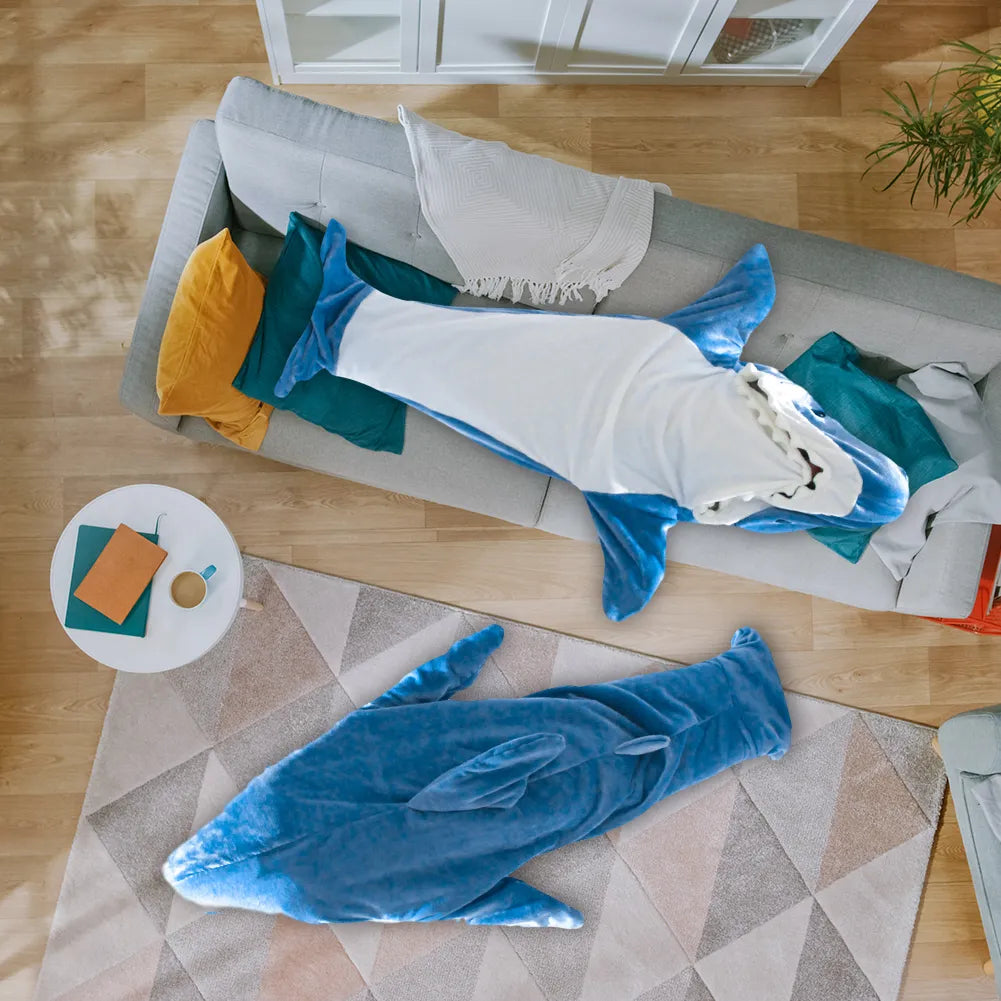 Cartoon Shark Sleeping Bag PAJAMAS