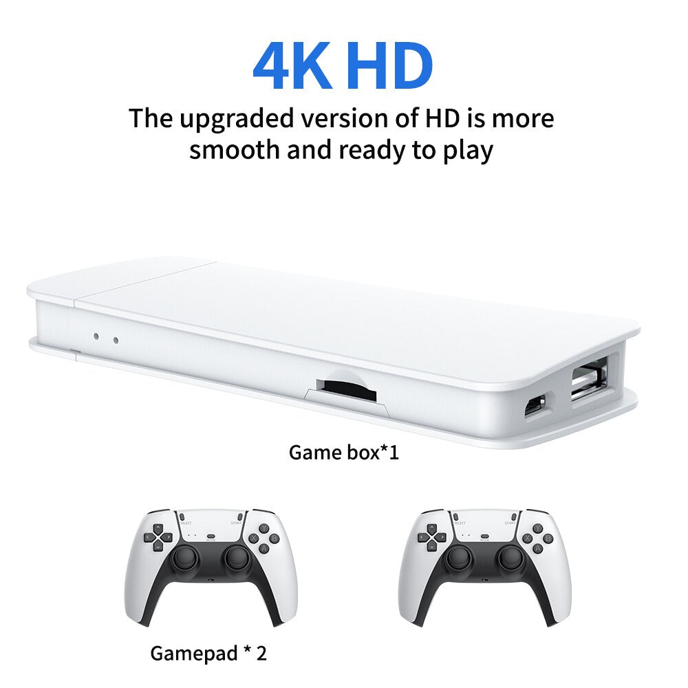 (ALMOST SOLD OUT) GAMESTICK PRO -  Retro Gaming Console With 10,000 Games + 2 FREE Controllers + HDMI & USB Cables 🚨 86% OFF LAST DAY🚨