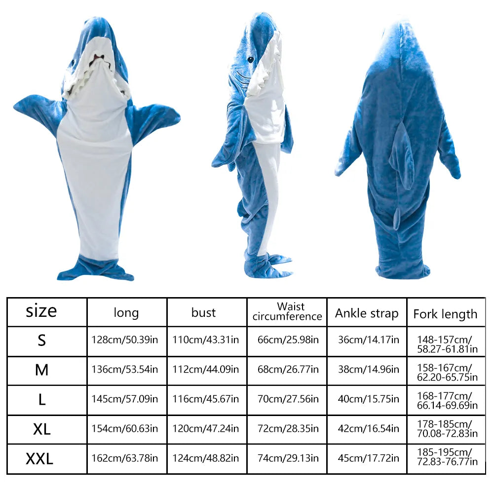 Cartoon Shark Sleeping Bag PAJAMAS