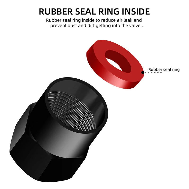Automobile Tire Valve Cap Sets (4 PCS) (BUY 2 FREE SHIPPING)- 76% OFF LAST DAY