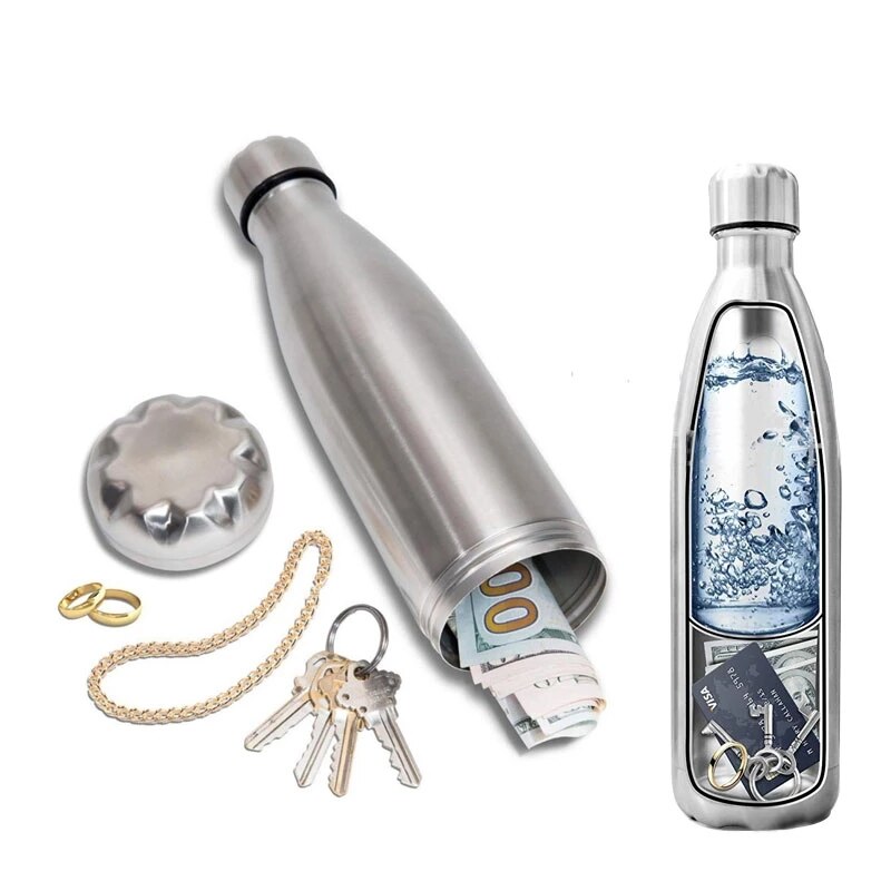 Hidden Compartment Water Bottle
