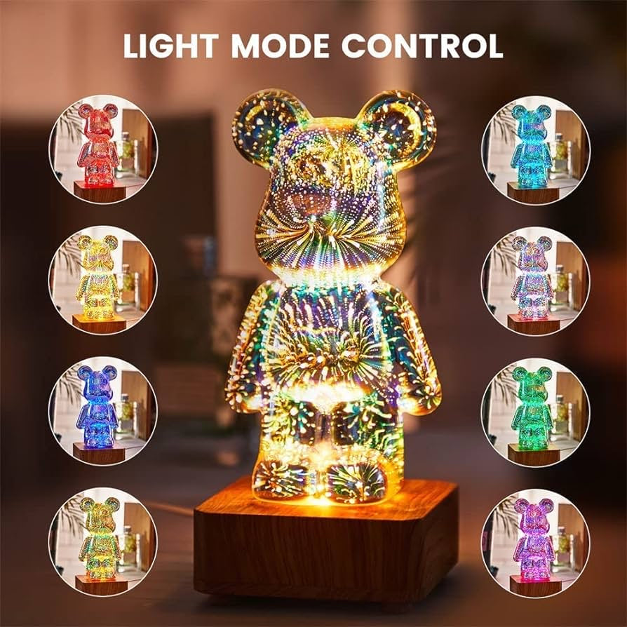 GlowBuddy 3D Firework Bear
